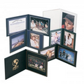 Book Style Superior Double Photo/Certificate Frame (4"x6" Insert)